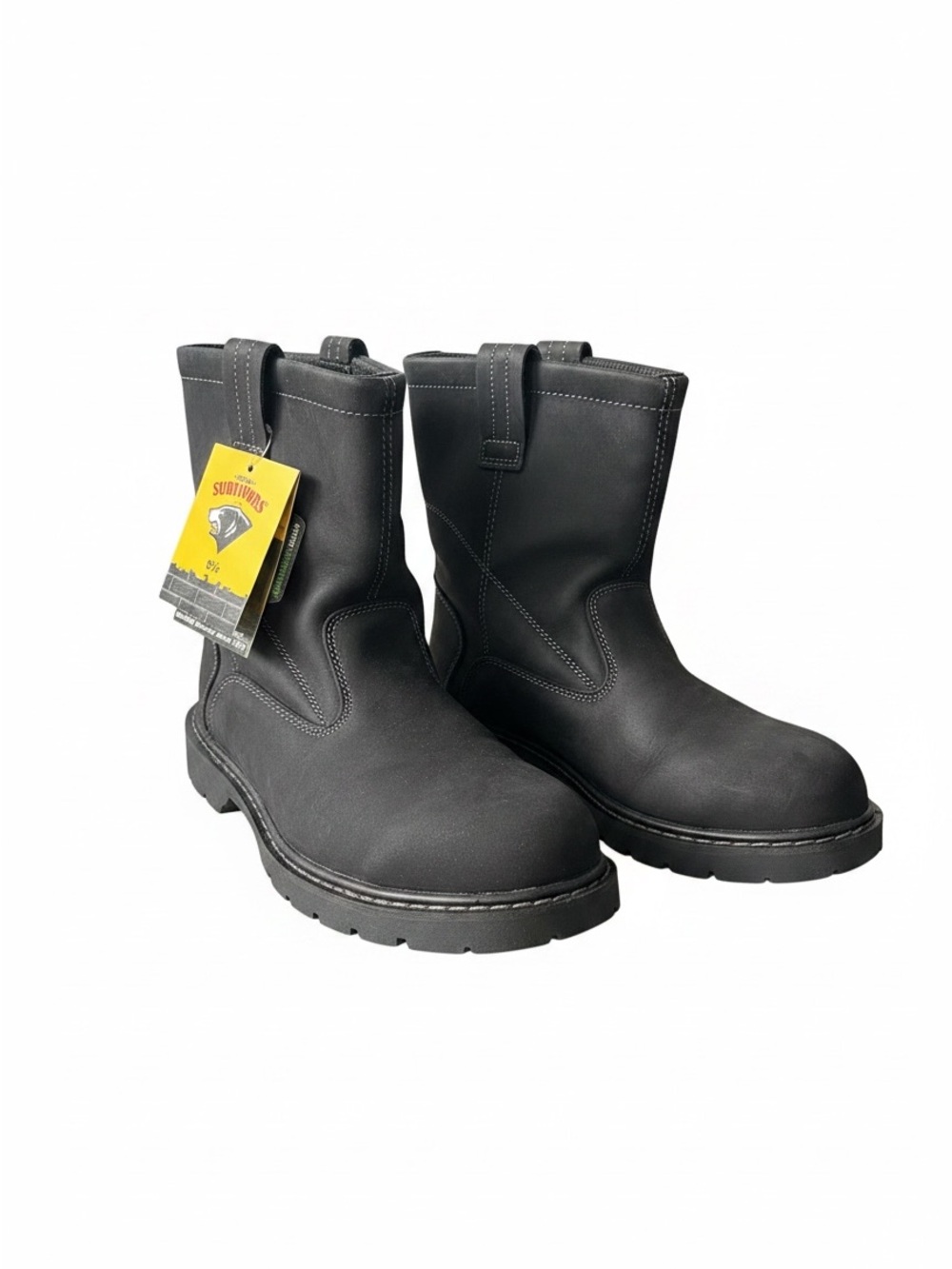 Herman Survivor Steel-Toe Black Chelsea Work Boot Theo Enduropro New 8.5